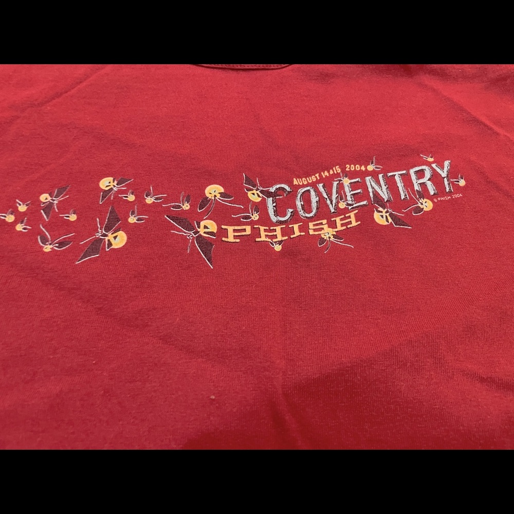Phish Coventry 2004 Shirt Cropped L